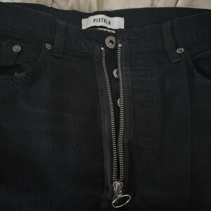 Pistola Jet Black Denim Pants